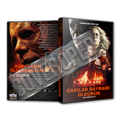 Cadılar Bayramı Öldürür - Halloween Kills - 2021 Türkçe Dvd Cover Tasarımı